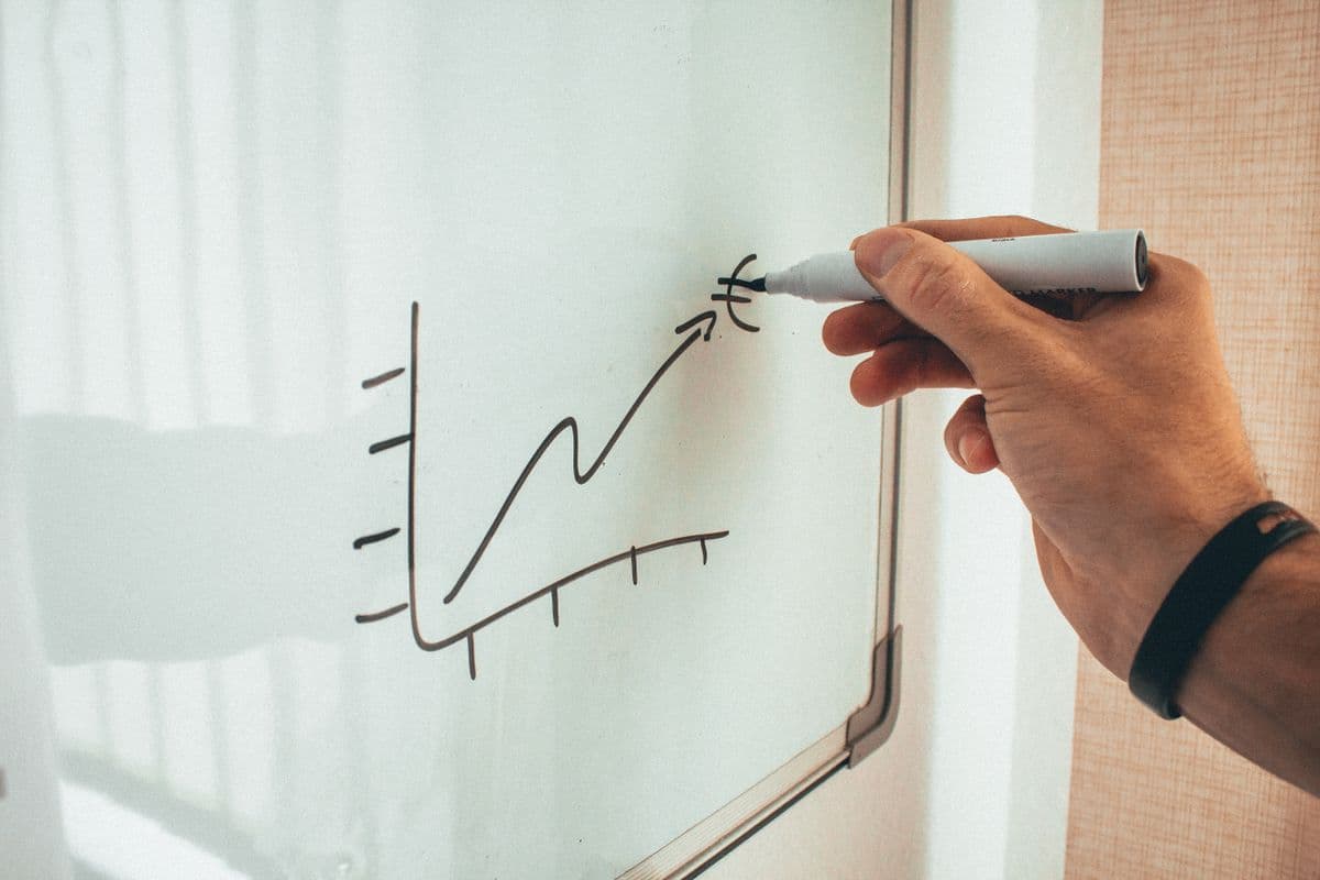 A business growth chart