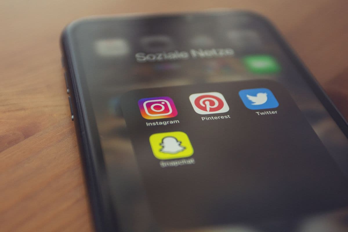 A smartphone showing a social app